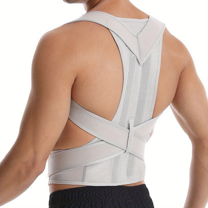 Ergonomic Back Support Brace with Adjustable Mesh Design