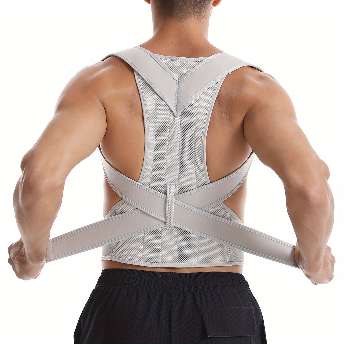 Ergonomic Back Support Brace with Adjustable Mesh Design