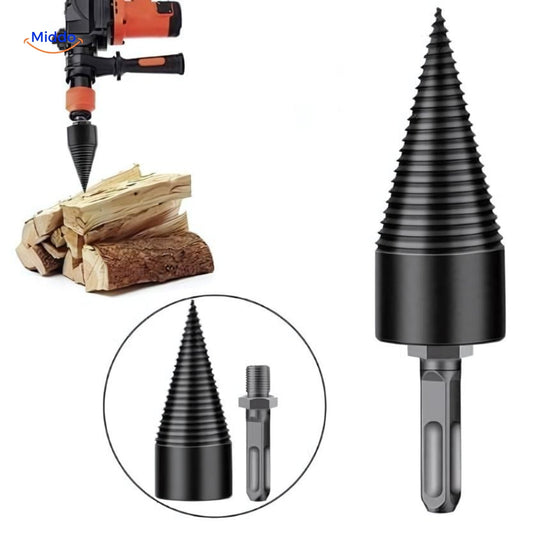 Efficient Wood Splitting Drill for Easy Work Without an Axe