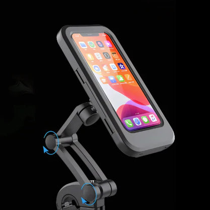Waterproof Phone Holder for Bikes – 360° Rotatable, Rainproof