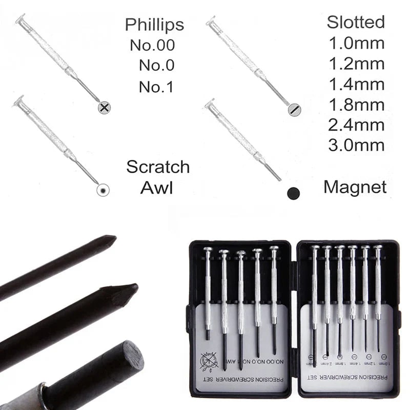 Expert Precision Tool Set with Micro Tips and Magnetic Case
