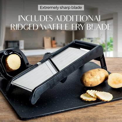 Food Slicer with Cut-Resistant Gloves Included
