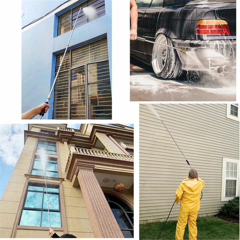 Customizable Pressure Washer Wand with Versatile Nozzle Set