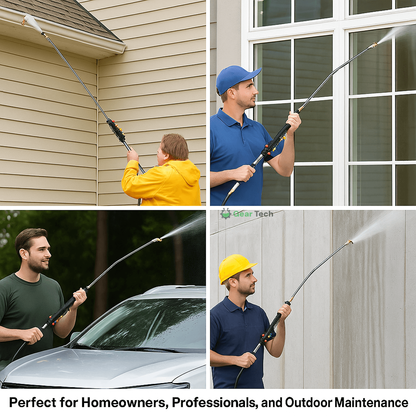 Customizable Pressure Washer Wand with Versatile Nozzle Set