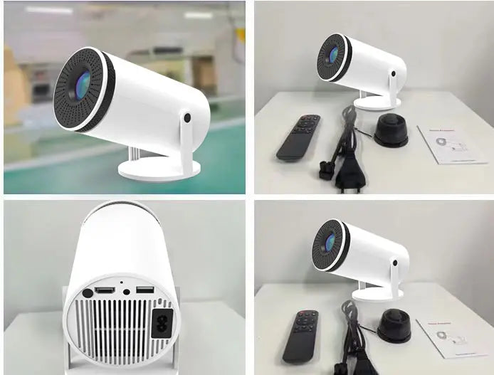 Portable Mini Projector with Android 12 - 130 Inch Vision Display