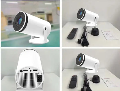 Portable Mini Projector with Android 12 - 130 Inch Vision Display