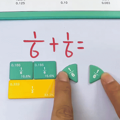 Interactive Magnetic Fraction Learning Set for Kids