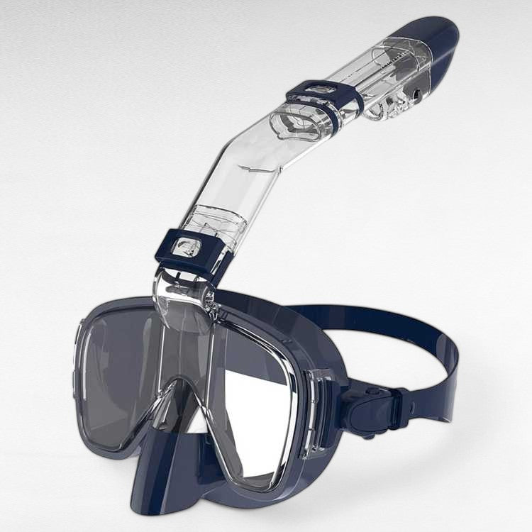 Adjustable Headband Foldable Snorkel Mask with Anti-Fog Dry-Top Design
