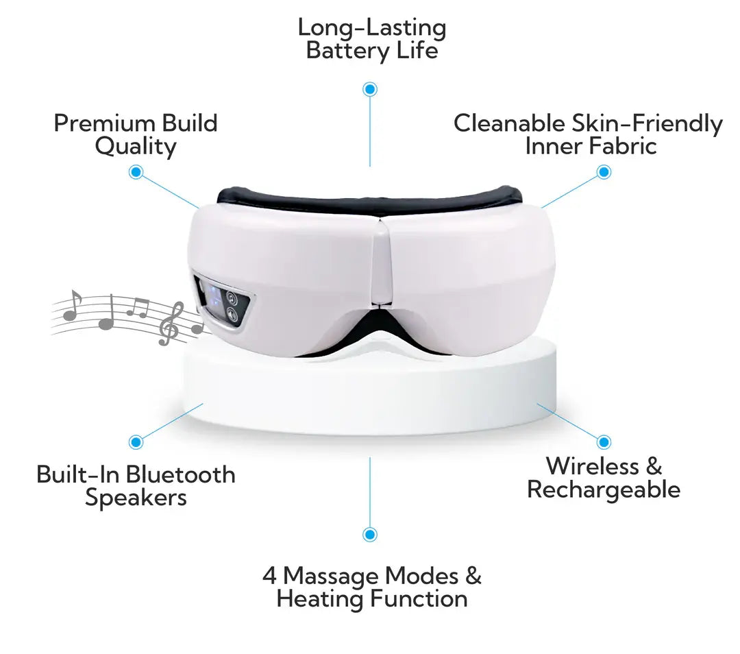 Revitalizing Eye Massage Device with Soothing Heat & Vibration