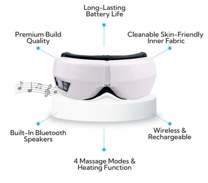 Revitalizing Eye Massage Device with Soothing Heat & Vibration