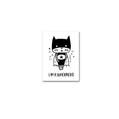 Superhero Baby Canvas Wall Art Print