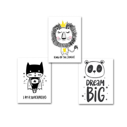 Superhero Baby Canvas Wall Art Print