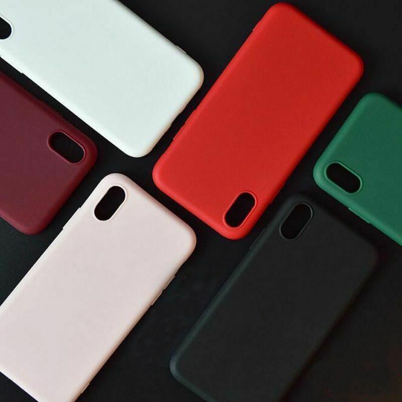 Soft Matte Silicone Case for iPhone