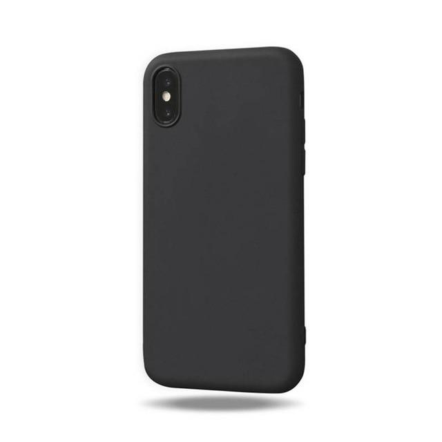 Soft Matte Silicone Case for iPhone
