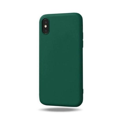 Soft Matte Silicone Case for iPhone
