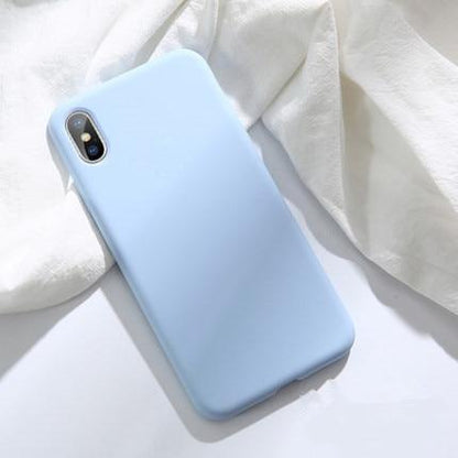 Soft Matte Silicone Case for iPhone