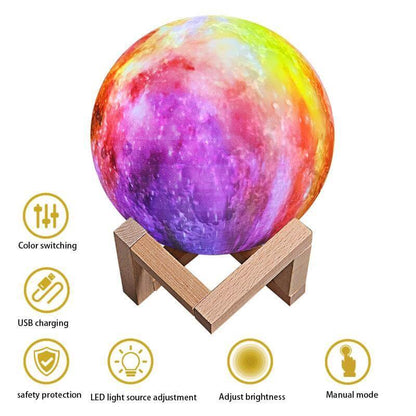 3D Lunar Night Light