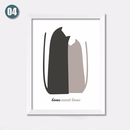 Cartoon Bear Canvas Art Print - Wall Decor Painting