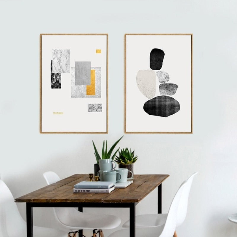 Stylish Geometric Canvas Art for Modern Spaces