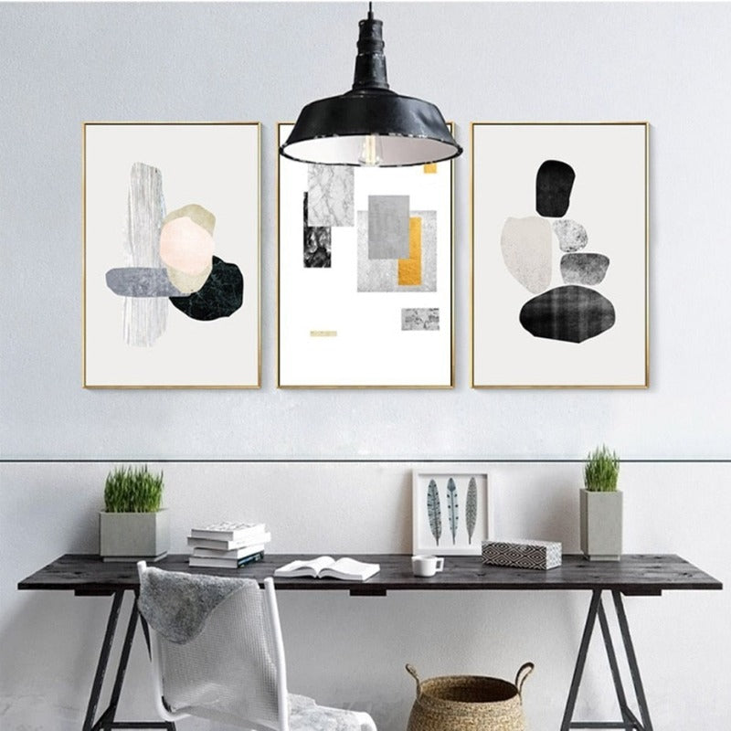 Stylish Geometric Canvas Art for Modern Spaces
