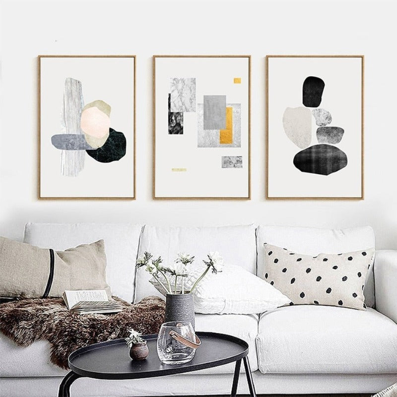 Stylish Geometric Canvas Art for Modern Spaces