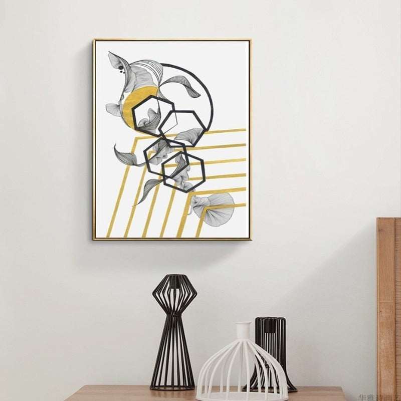 Charming Floral Abstract Canvas Art for Modern Spaces