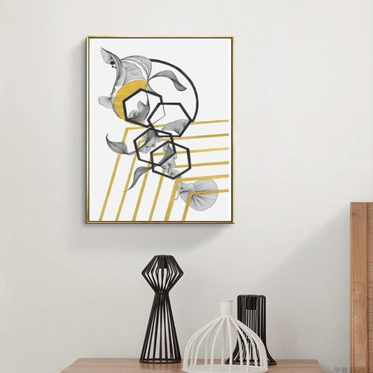 Charming Floral Abstract Canvas Art for Modern Spaces