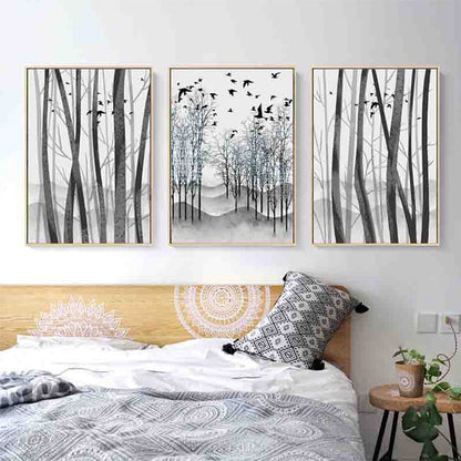 Nature-Inspired Abstract Canvas Art for Elegant Decor