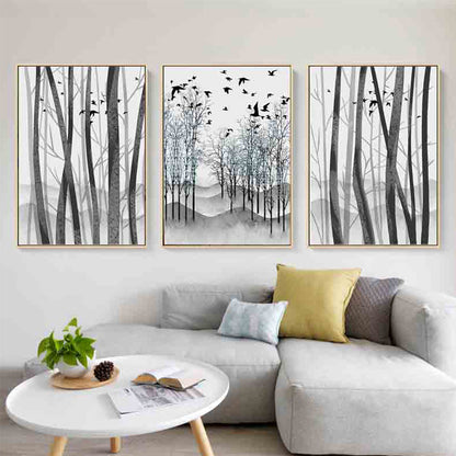 Nature-Inspired Abstract Canvas Art for Elegant Decor