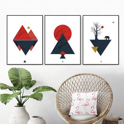 Nature-Inspired Abstract Canvas Art for Elegant Decor