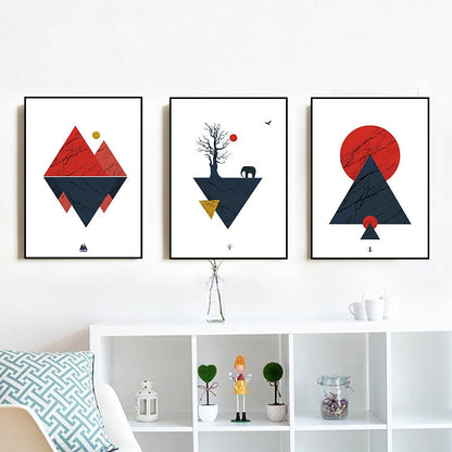 Nature-Inspired Abstract Canvas Art for Elegant Decor