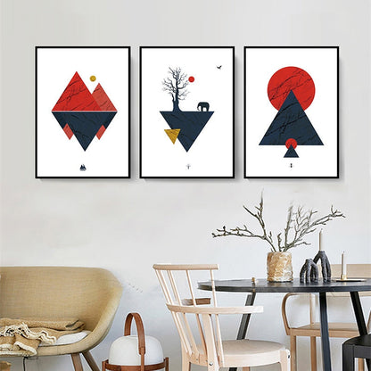 Nature-Inspired Abstract Canvas Art for Elegant Decor
