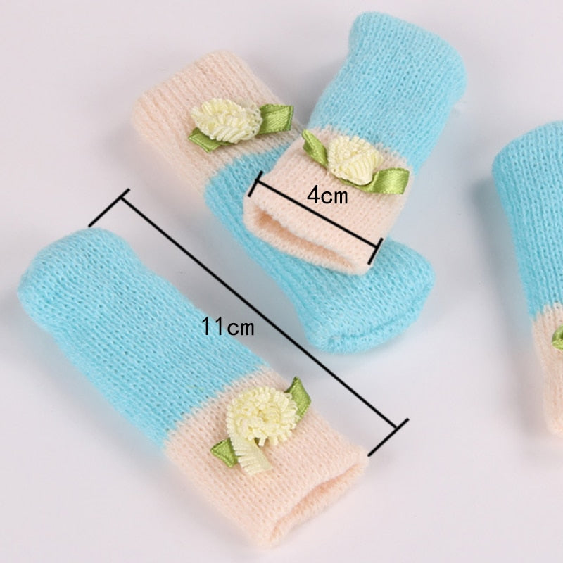 Set of 4 Anti-Slip Cat Paw Furniture Protectors