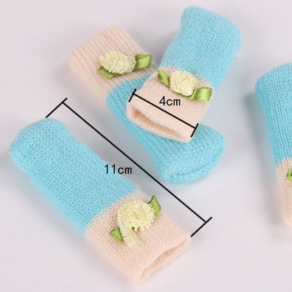 Set of 4 Anti-Slip Cat Paw Furniture Protectors