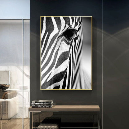 Serene Zebra - Premium Canvas Wall Art for Home Décor