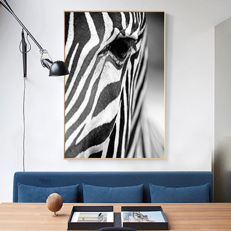 Serene Zebra - Premium Canvas Wall Art for Home Décor