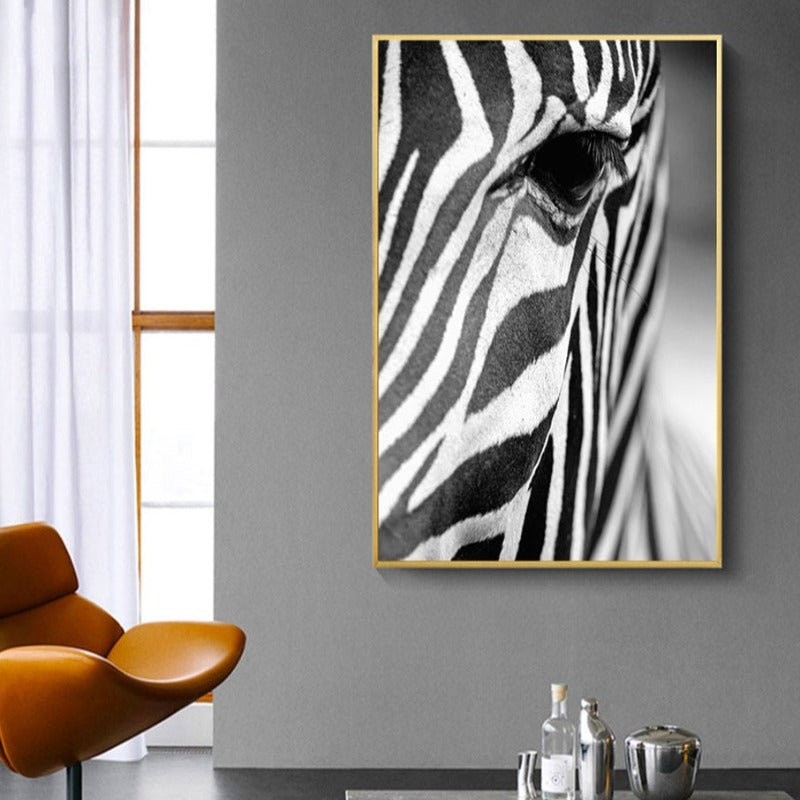 Serene Zebra - Premium Canvas Wall Art for Home Décor
