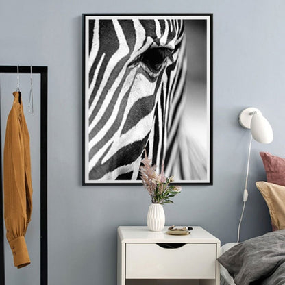 Serene Zebra - Premium Canvas Wall Art for Home Décor