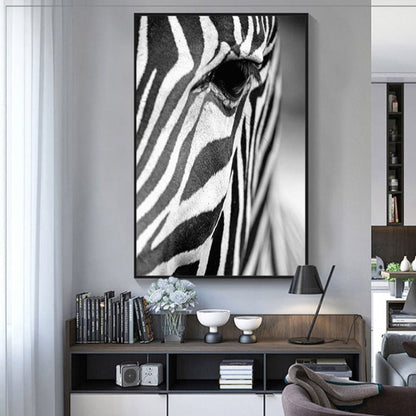 Serene Zebra - Premium Canvas Wall Art for Home Décor