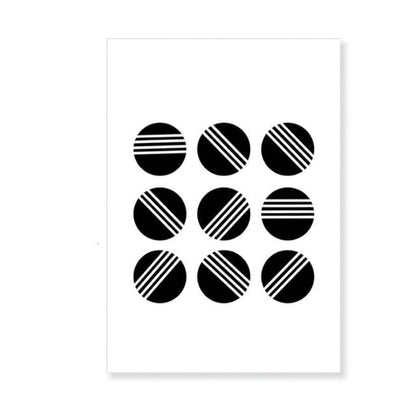 Canvas Wall Art Print - Black Flamingo Design by Taalita