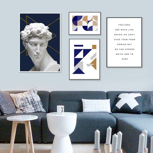 Elegant David - Artistic Canvas Wall Decor