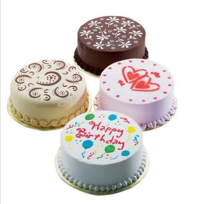 4 Piece Cake Mold Stencil Set