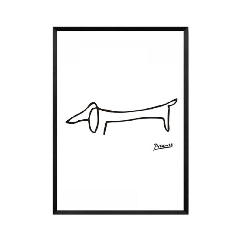 Canvas Artwork of Animal Sketches for Wall Decor