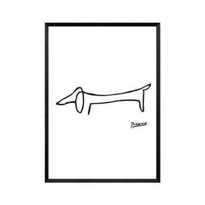 Canvas Artwork of Animal Sketches for Wall Decor