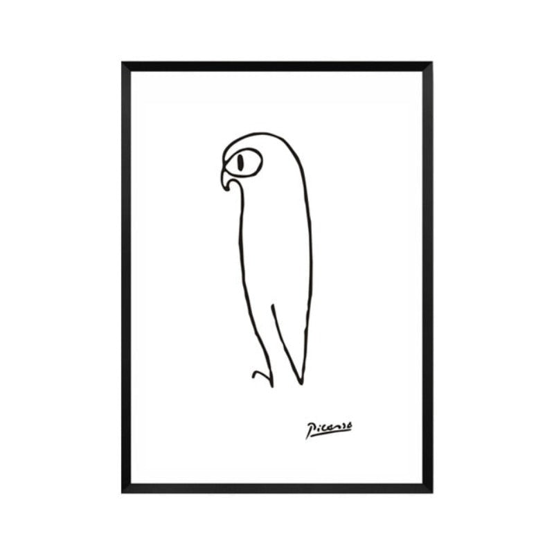 Canvas Artwork of Animal Sketches for Wall Decor