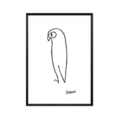 Canvas Artwork of Animal Sketches for Wall Decor