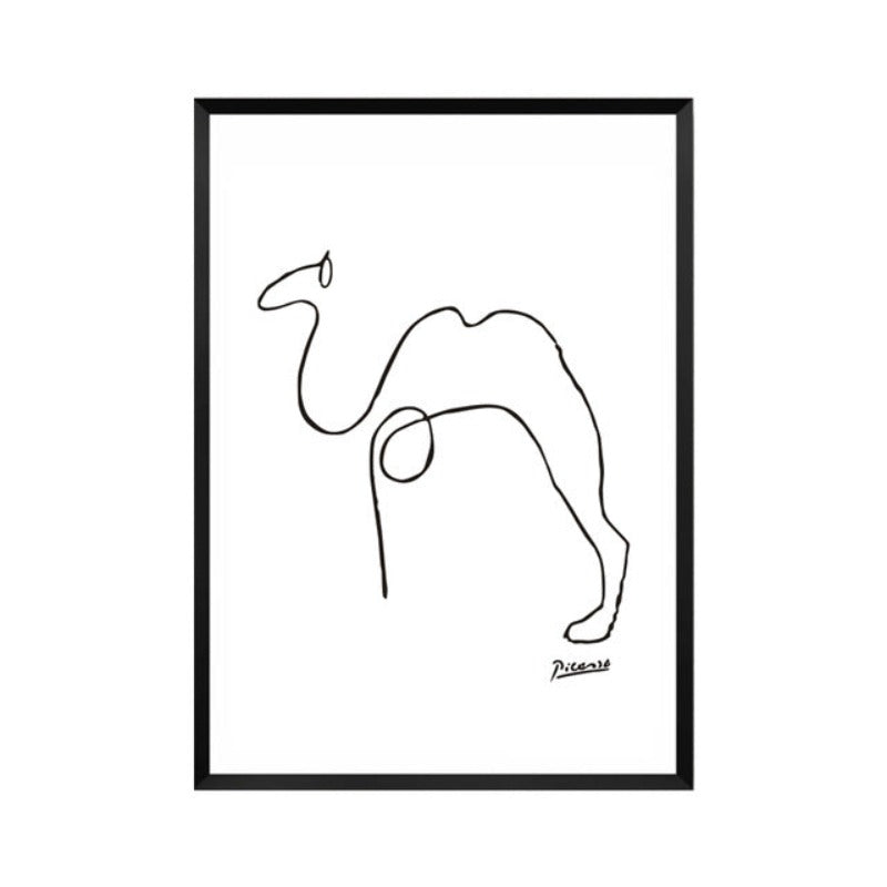Canvas Artwork of Animal Sketches for Wall Decor