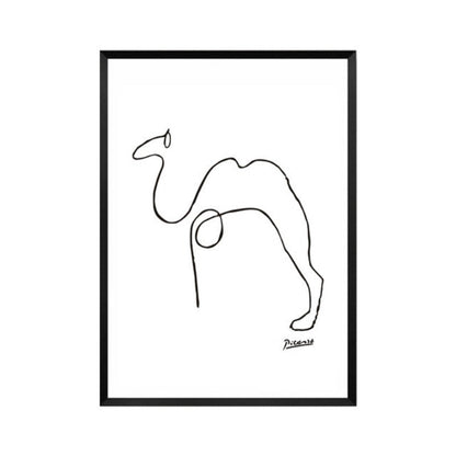 Canvas Artwork of Animal Sketches for Wall Decor