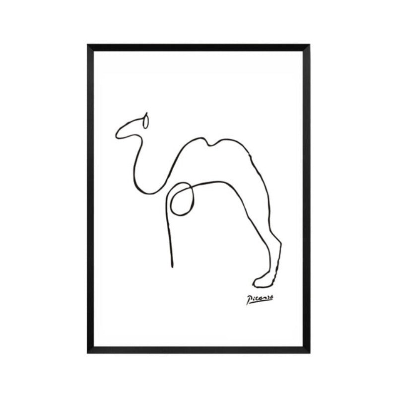 Canvas Artwork of Animal Sketches for Wall Decor