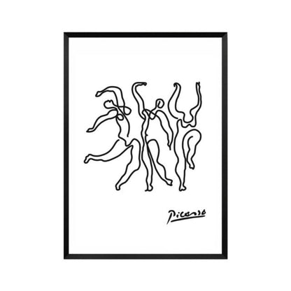 Canvas Artwork of Animal Sketches for Wall Decor